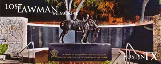 Lost Lawman Memorial Wall, Fallen Texas Peace Officers